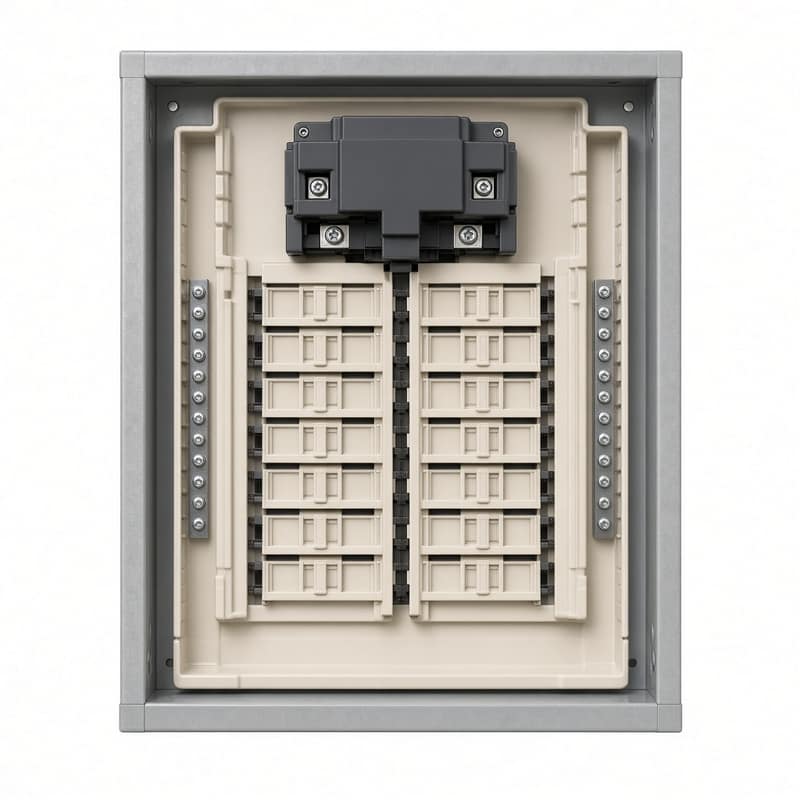 Square D Homeline 100A Main Breaker Panel