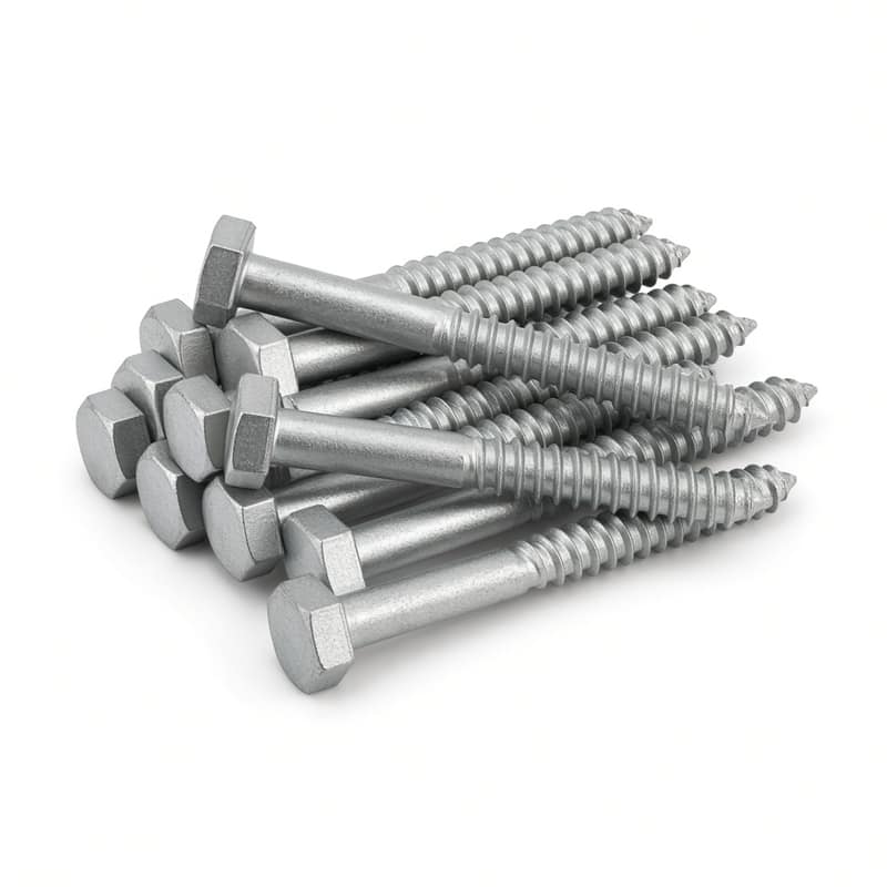 Lag Bolts 3/8 x 4 Inch 50-Pack