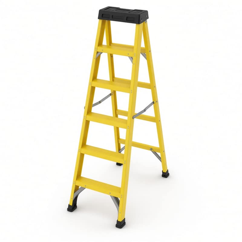 Werner Fiberglass Step Ladder 6ft