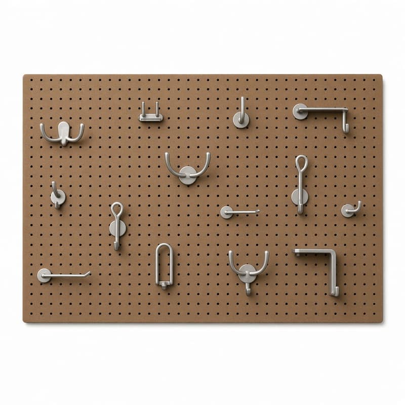 Pegboard Wall Kit 4x2 Feet